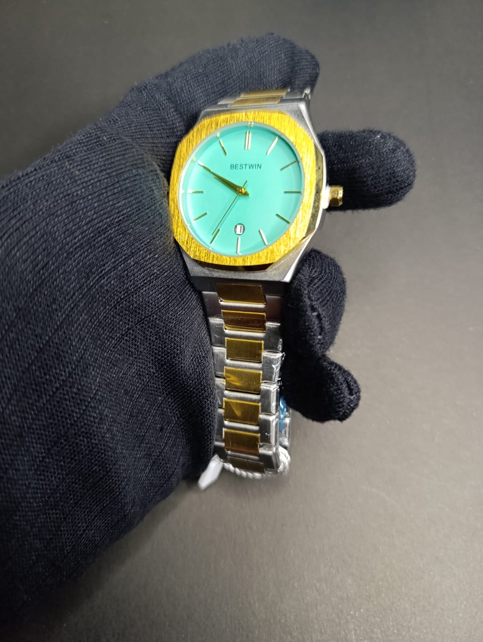 BESTWIN Luxury Two-Tone Watch β