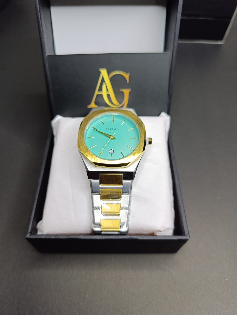 BESTWIN Luxury Two-Tone Watch β