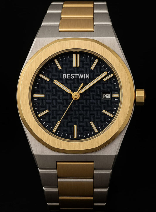 BESTWIN Royal Wrist Watch 💎⌚(Black Luminious Dial)