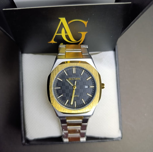 BESTWIN Royal Wrist Watch 💎⌚(Black Luminious Dial)